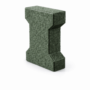 GUMOWA KOSTKA BRUKOWA ZIELONA 200x165x43 mm