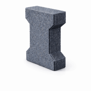 GUMOWA KOSTKA BRUKOWA SZARA 200x165x43 mm