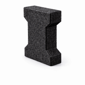 GUMOWA KOSTKA BRUKOWA CZARNA 200x165x43 mm