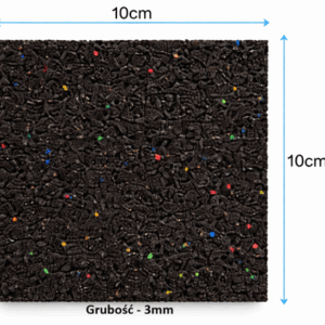 PODKŁADKA 860 MULTICOLOUR MIX ANTYWIBRACYJNA 0,1x0,1M-3MM