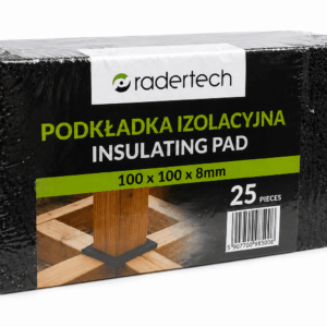 PAKIET 25 SZTUK PODKŁADKA 750 IZOLACYJNA 0,1x0,1M-8MM