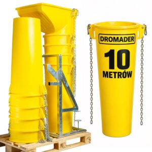 Kompletny zestaw zsypowy 10 m z Konstrukcją uniwersalną | DOWLEX | 5,5mm Grubość ścianek | Dromader
